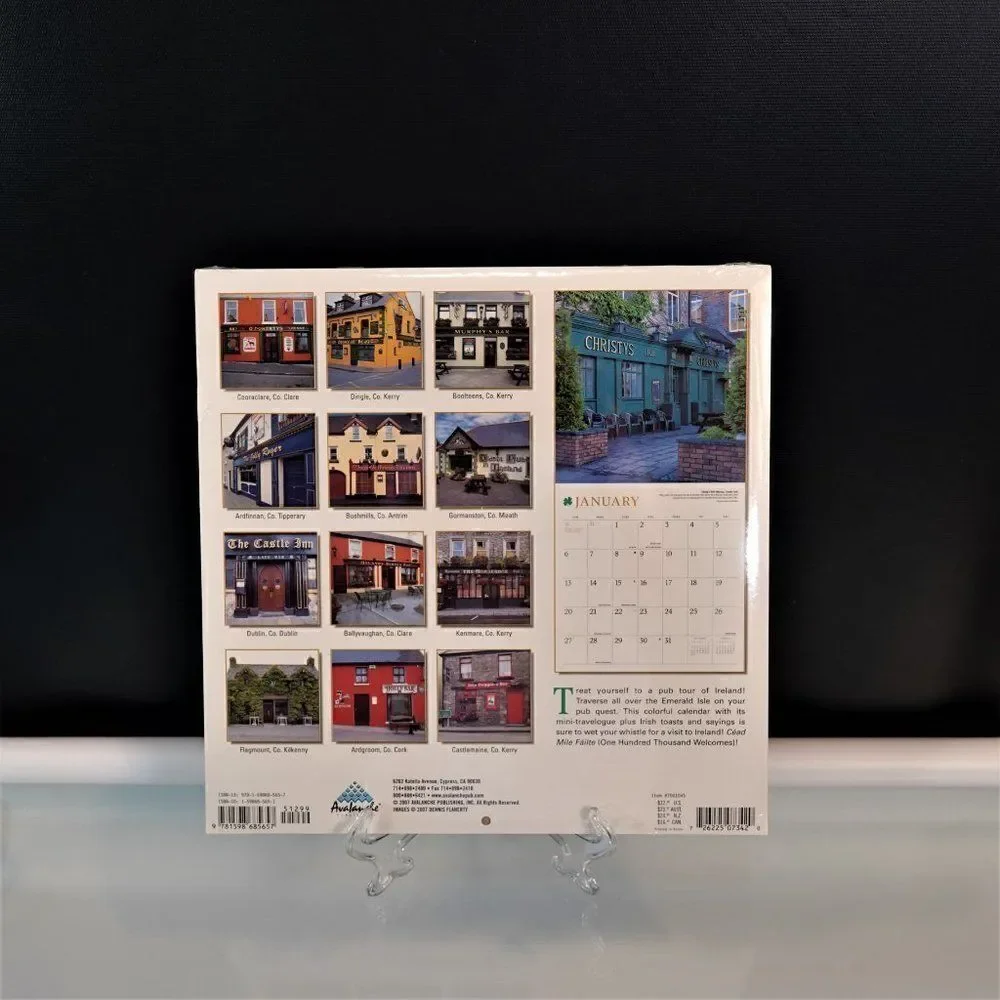 Irish Pubs 2008 Calendar Repeats In 2036